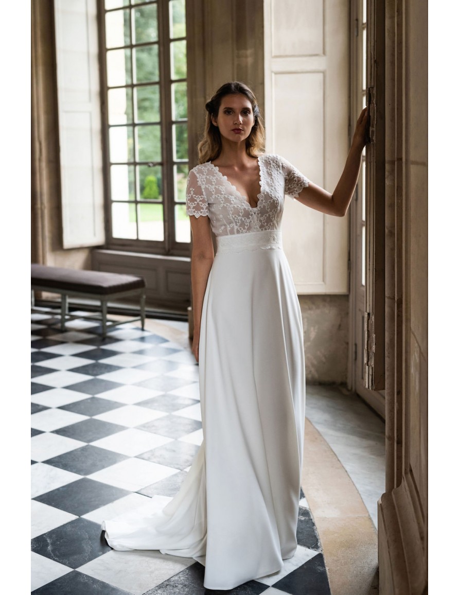 La robe de mariée Anouck - Harpe Paris